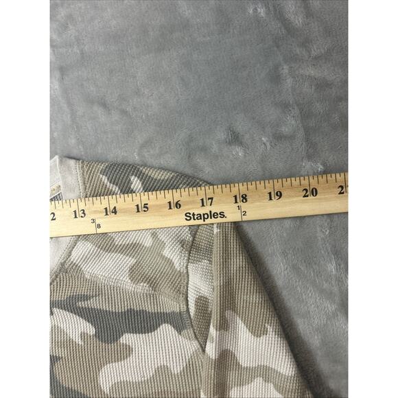 Carhartt Women’s Hayward Camo Long Sleeve Henley Thermal T-Shirt Size XL - Picture 3 of 15